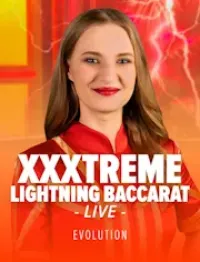 xxxtreme lightning baccarat logo